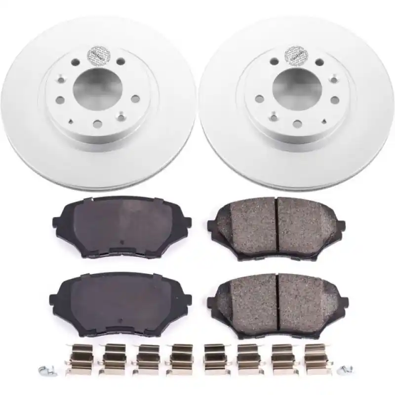 Power Stop 06-15 Mazda MX-5 Miata Front Z17 Evolution Geomet Coated Brake Kit (PSBCRK4659)