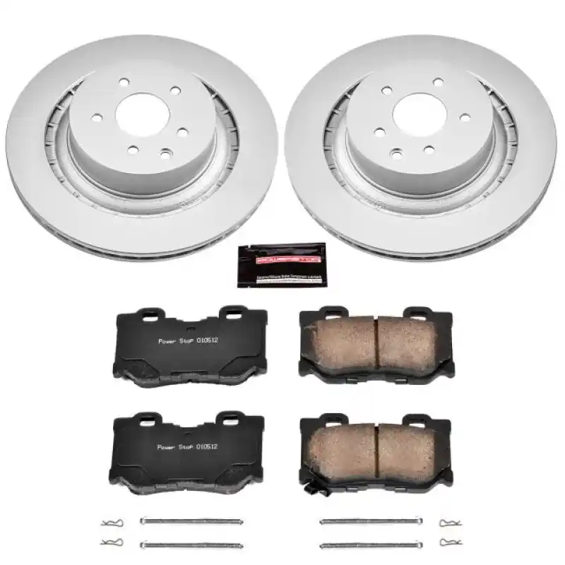 Power Stop 08-13 Infiniti G37 Rear Z17 Evolution Geomet Coated Brake Kit (PSBCRK4732)