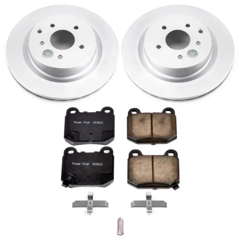Power Stop 03-04 Infiniti G35 Rear Z17 Evolution Geomet Coated Brake Kit (PSBCRK5303)