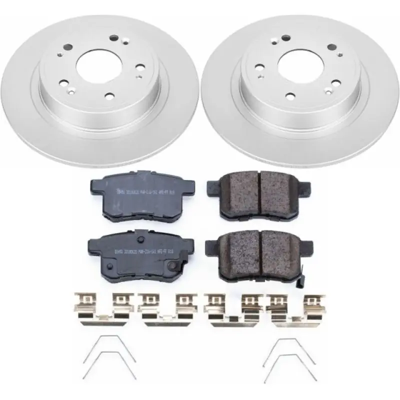Power Stop 11-14 Acura TSX Rear Z17 Evolution Geomet Coated Brake Kit (PSBCRK5368)