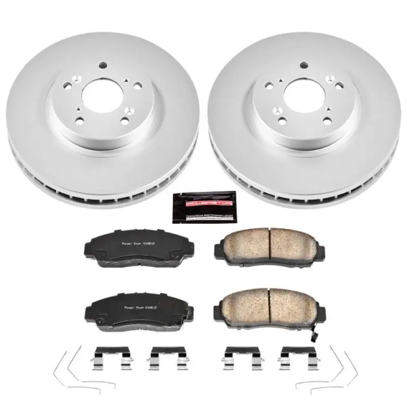 Power Stop 11-14 Acura TSX Front Z17 Evolution Geomet Coated Brake Kit (PSBCRK5392)