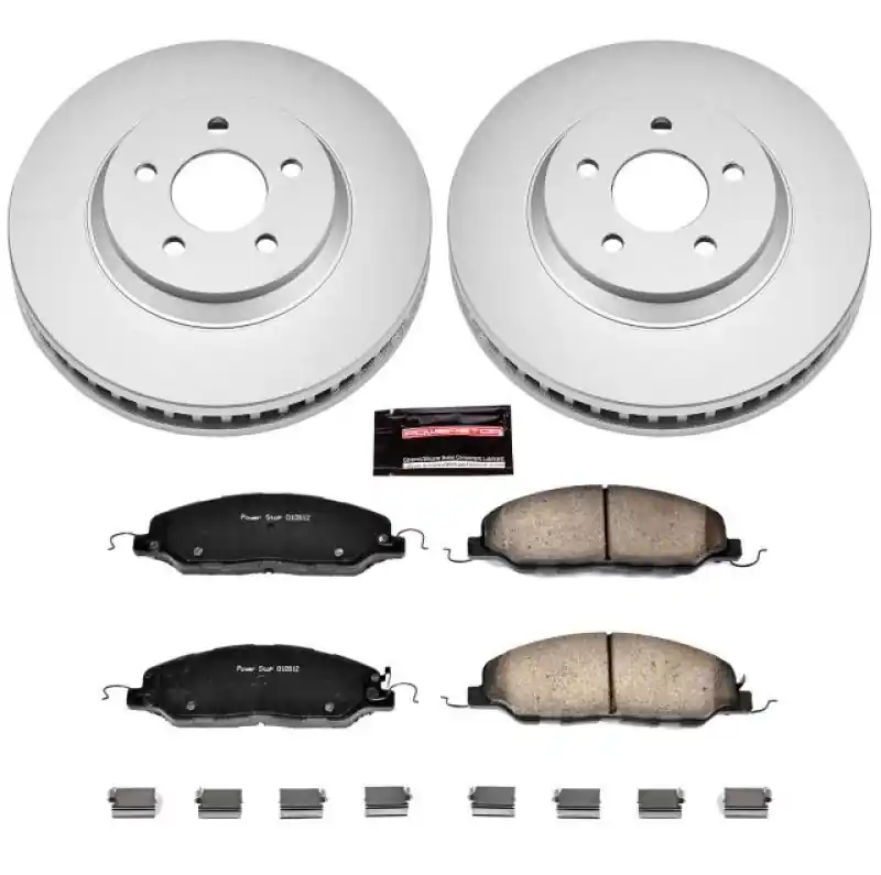 Power Stop 11-14 Ford Mustang Front Z17 Evolution Geomet Coated Brake Kit (PSBCRK5407)