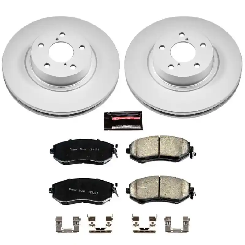 Power Stop 13-16 Subaru BRZ Front Z17 Evolution Geomet Coated Brake Kit (PSBCRK6111)