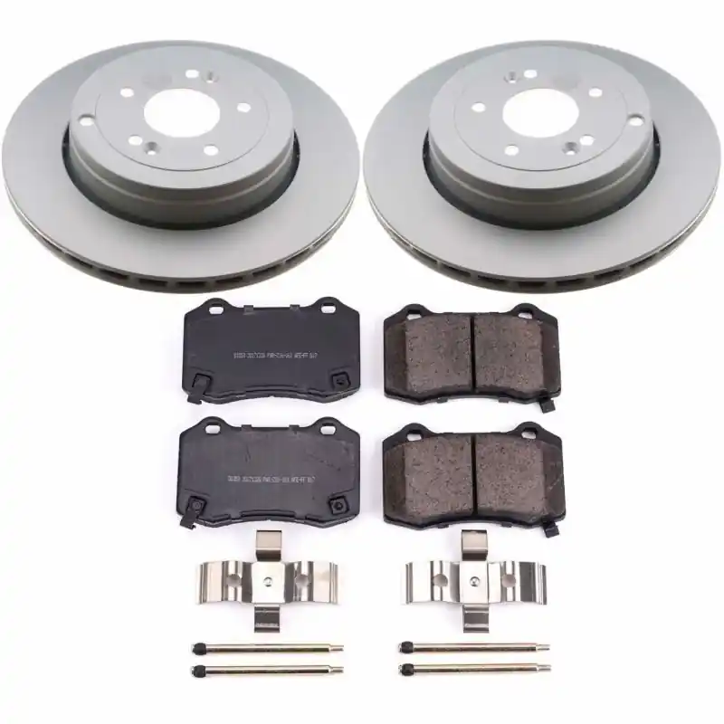 Power Stop 10-16 Hyundai Genesis Coupe Rear Z17 Evolution Geomet Coated Brake Kit (PSBCRK6165)