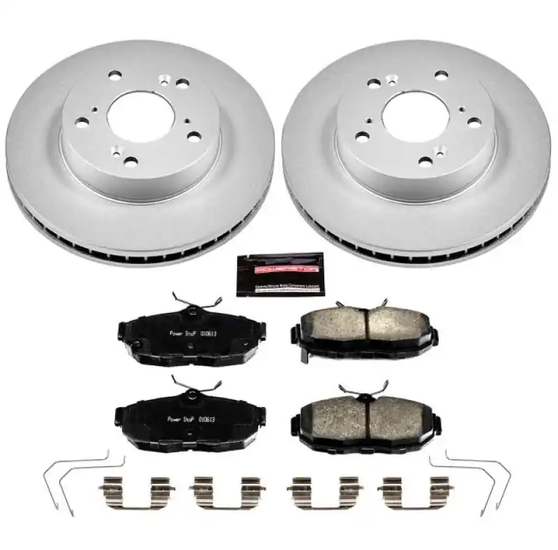 Power Stop 12-15 Honda Civic Front Z17 Evolution Geomet Coated Brake Kit (PSBCRK6319)