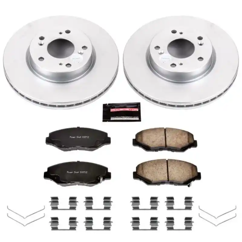 Power Stop 2013 Acura ILX Front Z17 Evolution Geomet Coated Brake Kit (PSBCRK6490)