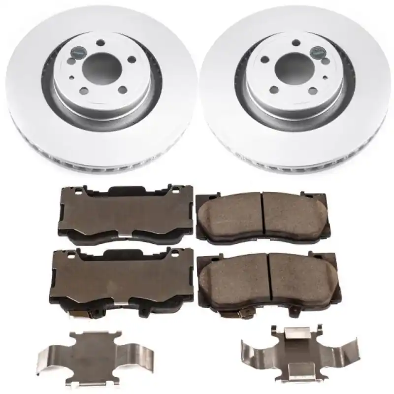 Power Stop 15-19 Ford Mustang Front Z17 Evolution Geomet Coated Brake Kit (PSBCRK6806)