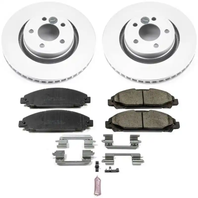 Power Stop 15-19 Ford Mustang Front Z17 Evolution Geomet Coated Brake Kit (PSBCRK6809)