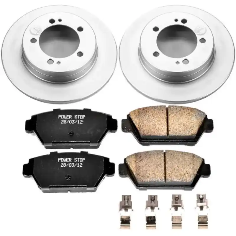 Power Stop 90-94 Eagle Talon Rear Z17 Evolution Geomet Coated Brake Kit (PSBCRK684)