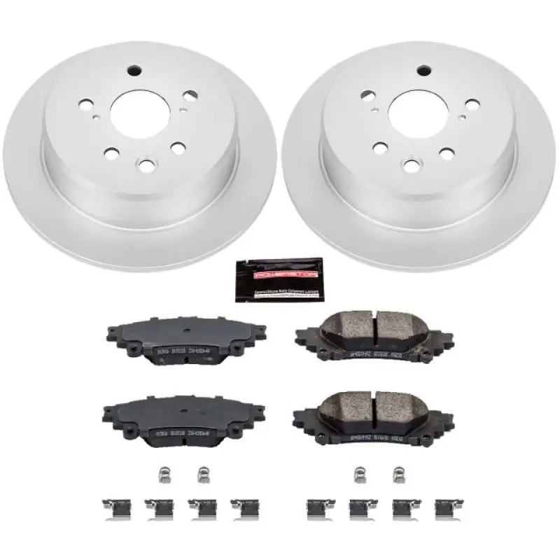 Power Stop 14-15 Lexus IS250 Rear Z17 Evolution Geomet Coated Brake Kit (PSBCRK6930)