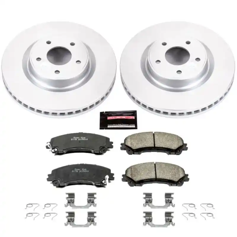 Power Stop 14-19 Infiniti Q50 Front Z17 Evolution Geomet Coated Brake Kit (PSBCRK6944)