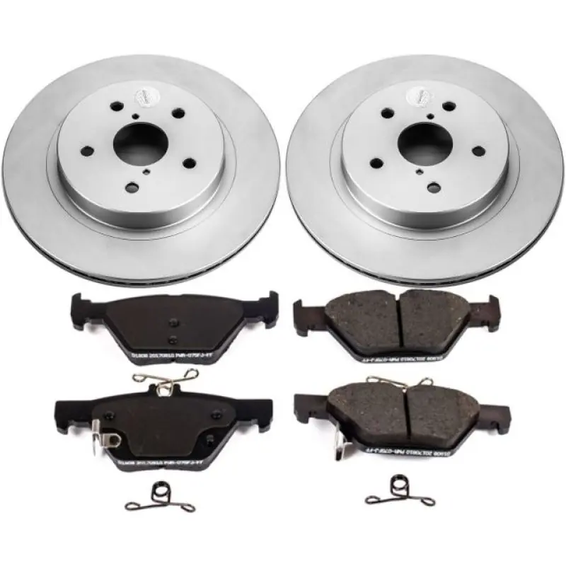 Power Stop 15-18 Subaru Legacy Rear Z17 Evolution Geomet Coated Brake Kit (PSBCRK7039)