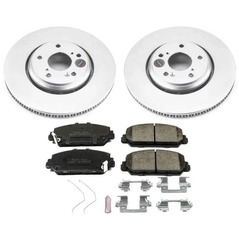 Power Stop 17-18 Acura ILX Front Z17 Evolution Geomet Coated Brake Kit (PSBCRK7347)