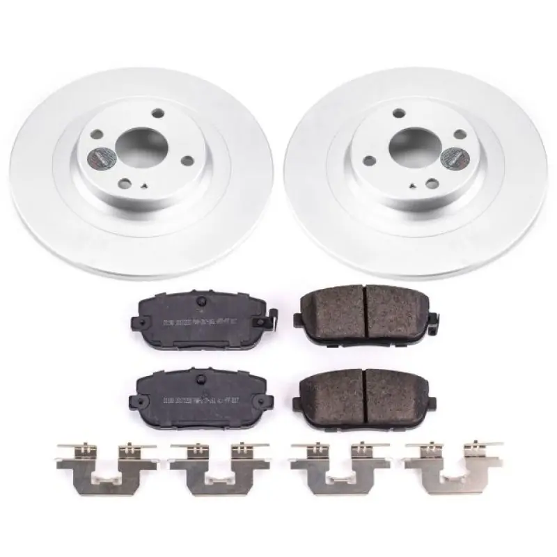 Power Stop 17-19 Fiat 124 Spider Rear Z17 Evolution Geomet Coated Brake Kit (PSBCRK7362)