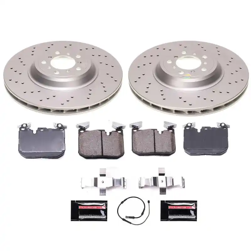 Power Stop 16-18 BMW M2 Front Z23 Coated Brake Kit (PSBCRK7446)