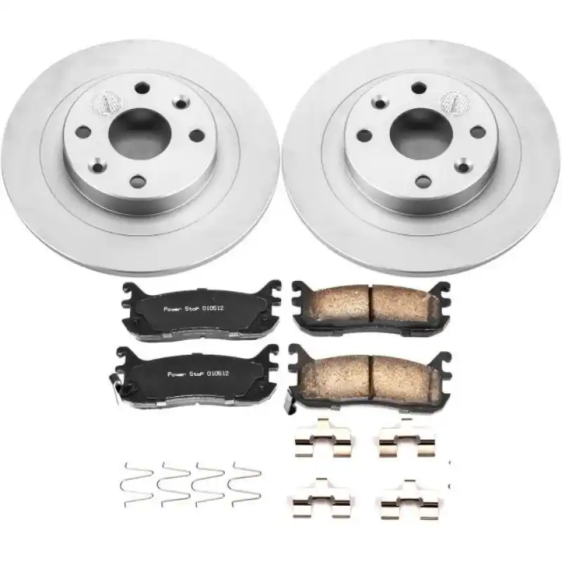 Power Stop 97-03 Ford Escort Rear Z17 Evolution Geomet Coated Brake Kit (PSBCRK772)