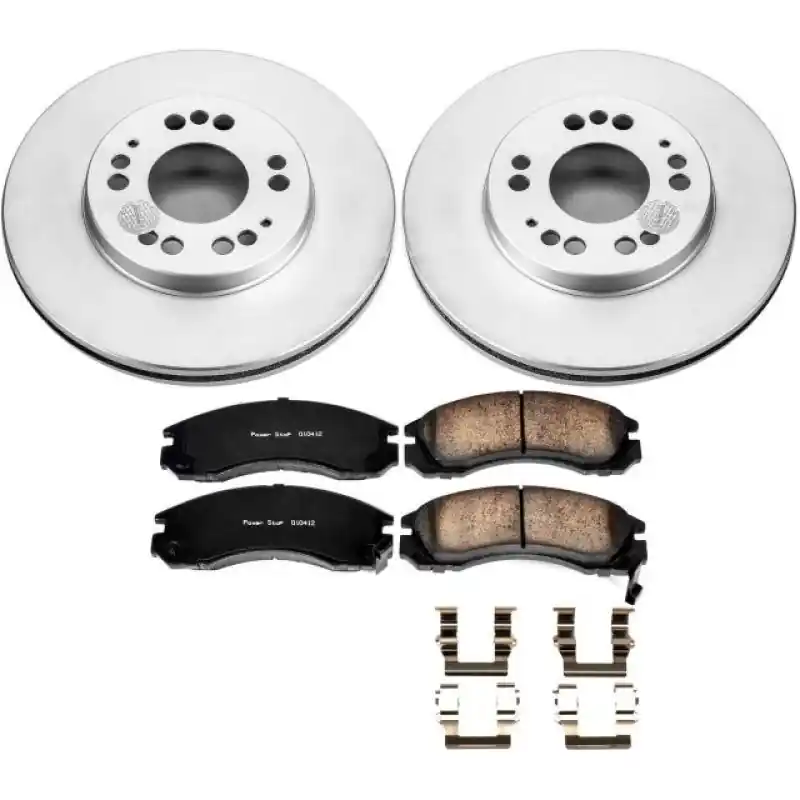 Power Stop 91-96 Dodge Stealth Front Z17 Evolution Geomet Coated Brake Kit (PSBCRK798)