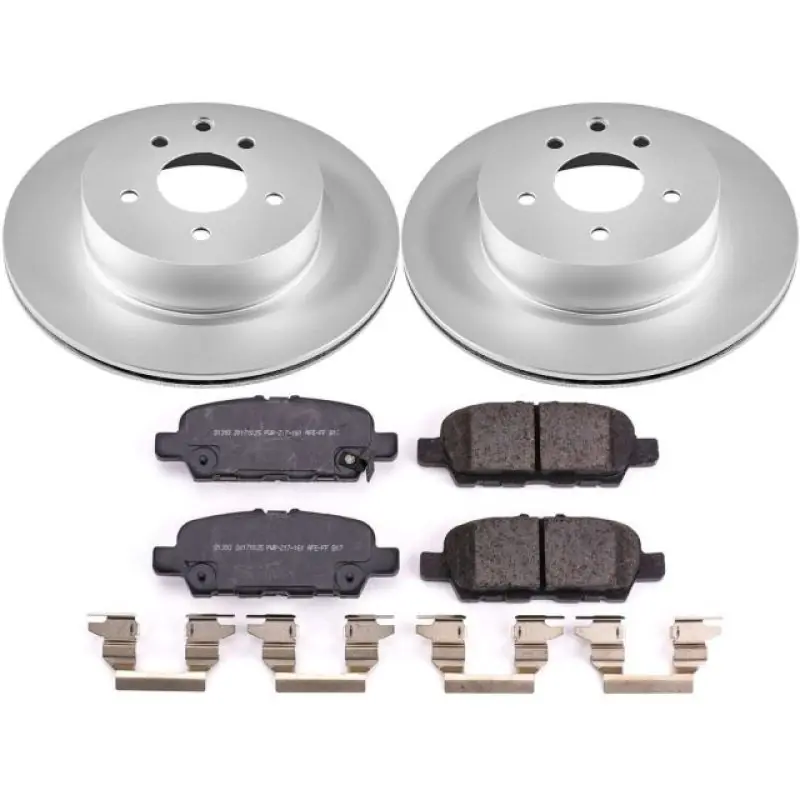 Power Stop 18-19 Nissan 370Z Rear Z17 Evolution Geomet Coated Brake Kit (PSBCRK8062)