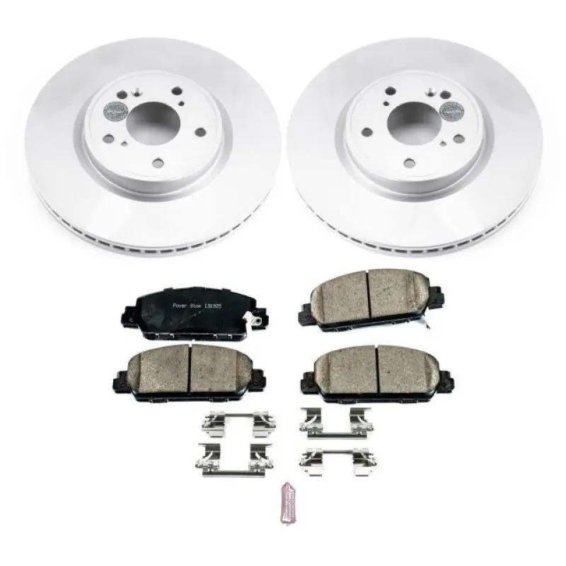Power Stop 18-19 Honda Accord Front Z17 Evolution Geomet Coated Brake Kit (PSBCRK8165)