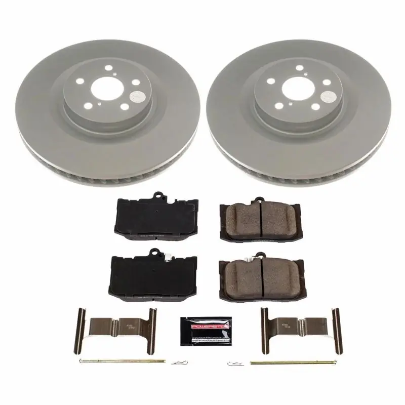 Power Stop 13-19 Lexus GS350 Front Z17 Evolution Geomet Coated Brake Kit (PSBCRK8418)