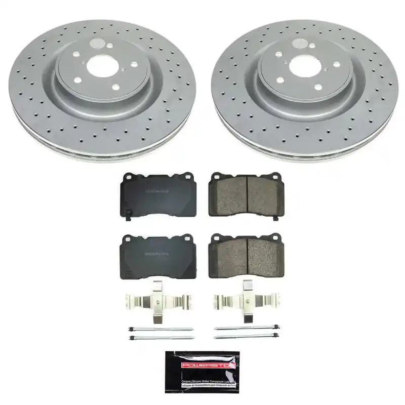 Power Stop 2021 Subaru WRX Front Z17 Coated Brake Kit (PSBCRK9080)