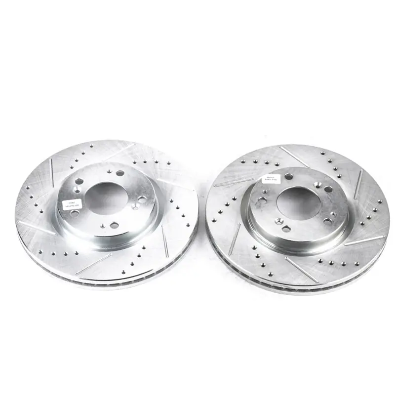 Power Stop 06-12 Mitsubishi Eclipse Front Evolution Drilled & Slotted Rotors - Pair (PSBJBR1101XPR)