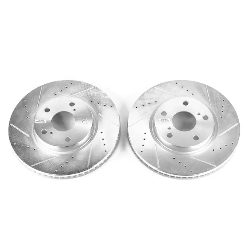 Power Stop 2006 Lexus GS300 Front Evolution Drilled & Slotted Rotors - Pair (PSBJBR1147XPR)