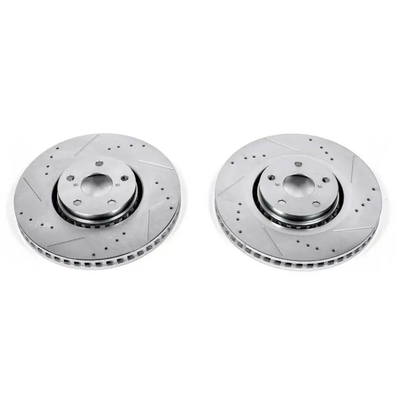 Power Stop 07-11 Lexus GS350 Front Evolution Drilled & Slotted Rotors - Pair (PSBJBR1150XPR)
