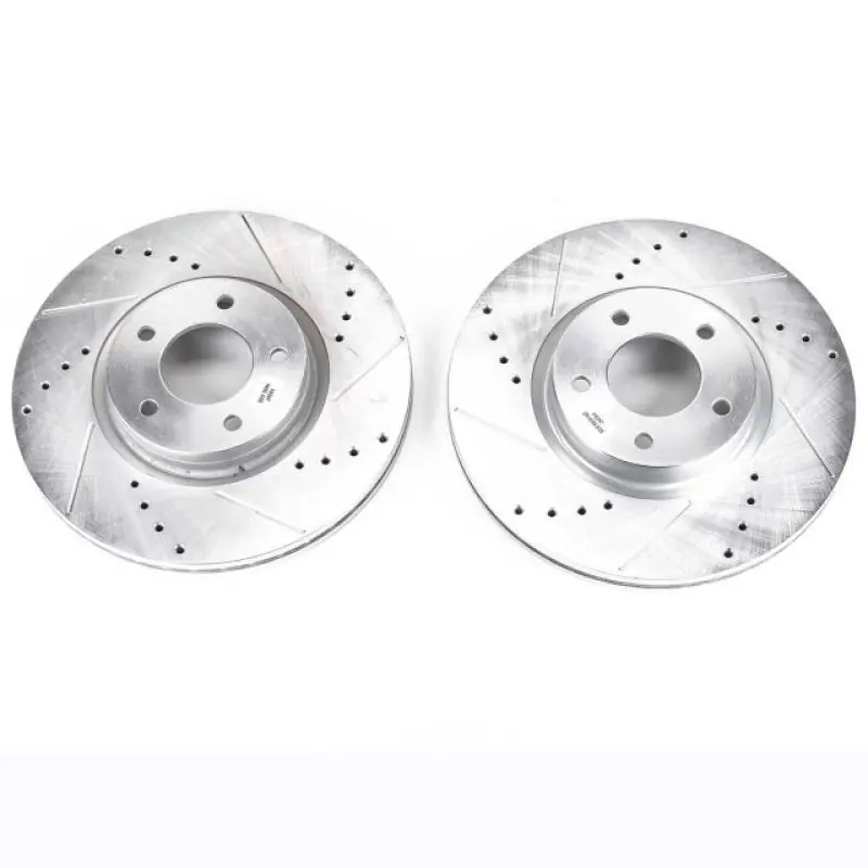 Power Stop 07-13 Mazda 3 Front Evolution Drilled & Slotted Rotors - Pair (PSBJBR1315XPR)