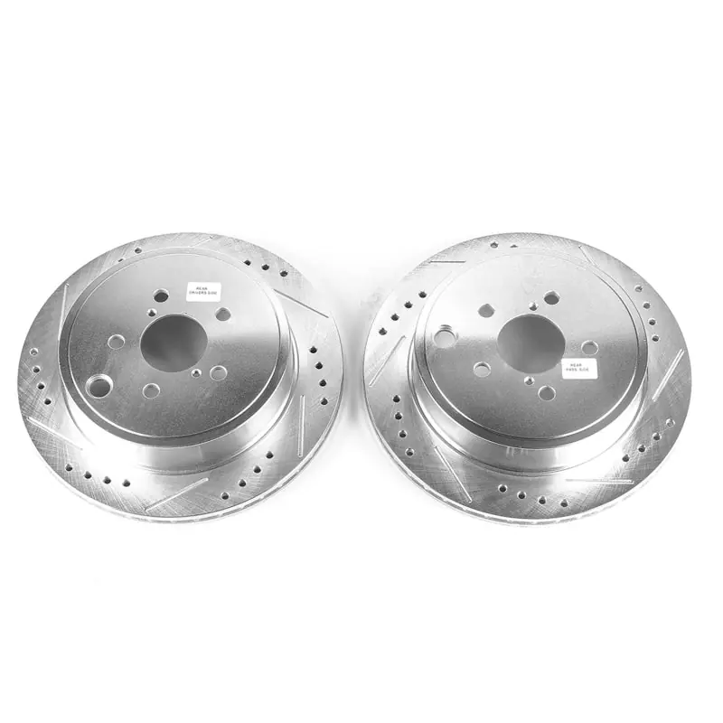 Power Stop 13-16 Scion FR-S Rear Evolution Drilled & Slotted Rotors - Pair (PSBJBR1501XPR)