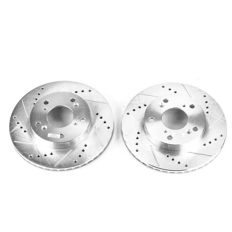 Power Stop 13-14 Acura ILX Front Evolution Drilled & Slotted Rotors - Pair (PSBJBR1551XPR)