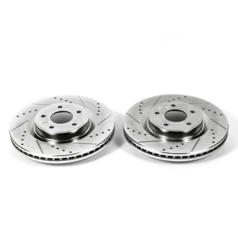 Power Stop 2013 Infiniti JX35 Front Evolution Drilled & Slotted Rotors - Pair (PSBJBR1559XPR)