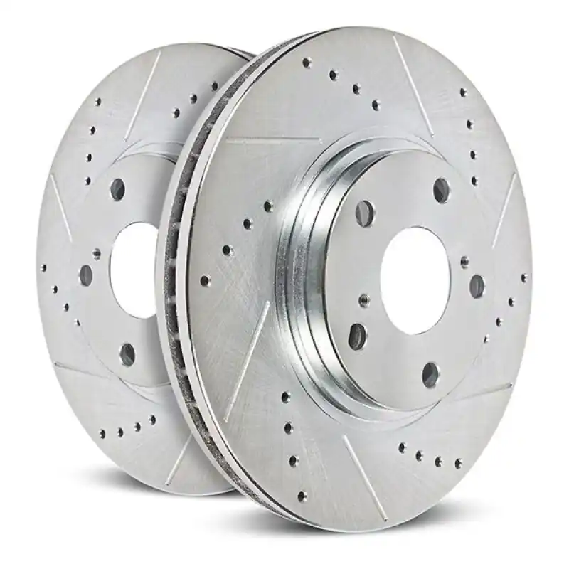 Power Stop 23-24 Acura Integra Rear Drilled & Slotted Rotor (Pair) (PSBJBR1925XPR)