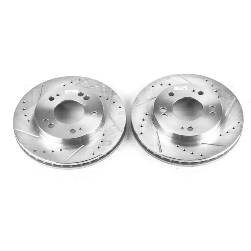Power Stop 95-05 Chrysler Sebring Front Evolution Drilled & Slotted Rotors - Pair (PSBJBR518XPR)