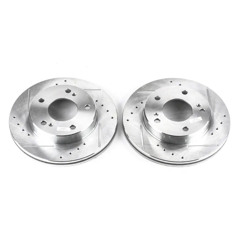 Power Stop 94-96 Nissan 240SX Front Evolution Drilled & Slotted Rotors - Pair (PSBJBR559XPR)