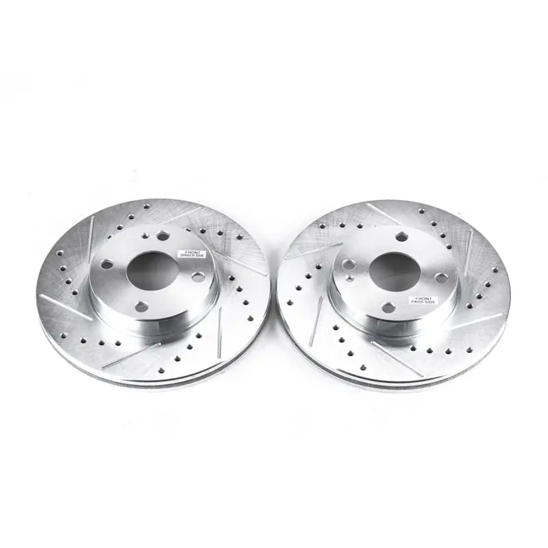 Power Stop 94-97 Mazda Miata Front Evolution Drilled & Slotted Rotors - Pair (PSBJBR579XPR)