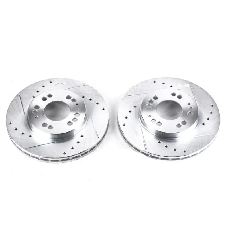 Power Stop 91-96 Dodge Stealth Front Evolution Drilled & Slotted Rotors - Pair (PSBJBR583XPR)