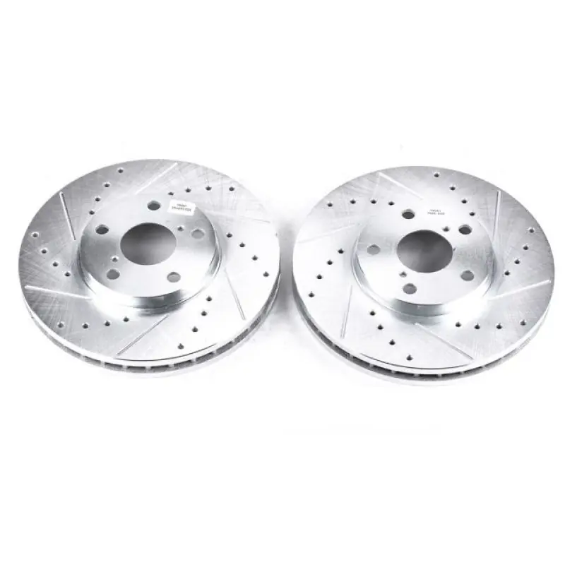 Power Stop 93-05 Lexus GS300 Front Evolution Drilled & Slotted Rotors - Pair (PSBJBR716XPR)