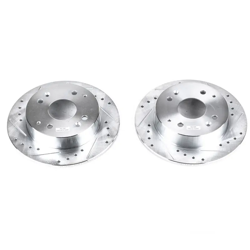 Power Stop 98-99 Acura CL Rear Evolution Drilled & Slotted Rotors - Pair (PSBJBR799XPR)