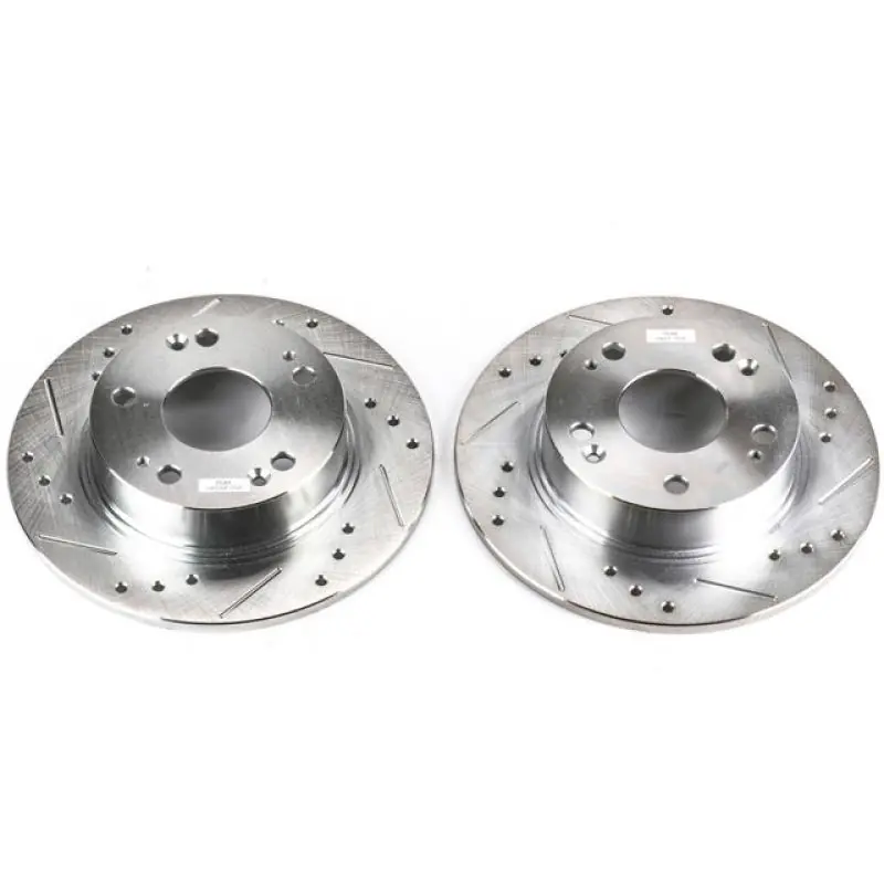 Power Stop 04-08 Acura TSX Rear Evolution Drilled & Slotted Rotors - Pair (PSBJBR964XPR)