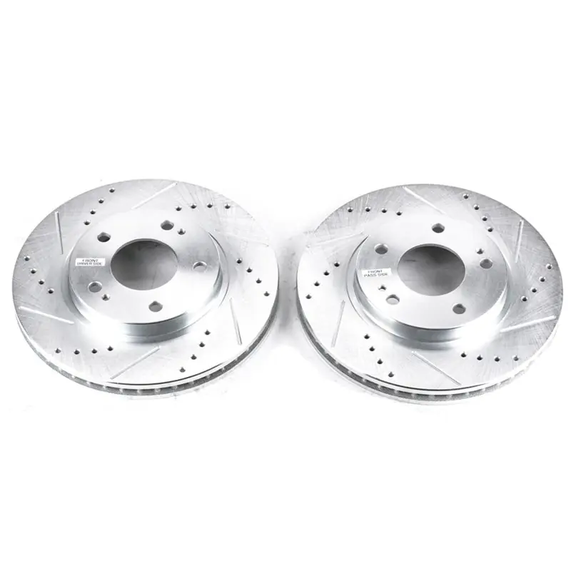 Power Stop 01-05 Chrysler Sebring Front Evolution Drilled & Slotted Rotors - Pair (PSBJBR966XPR)