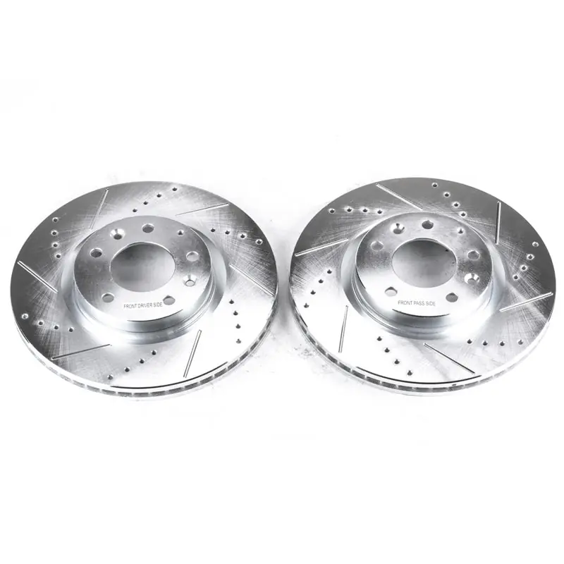 Power Stop 04-08 Mazda RX-8 Front Evolution Drilled & Slotted Rotors - Pair (PSBJBR967XPR)