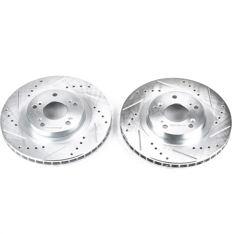 Power Stop 13-15 Acura ILX Front Evolution Drilled & Slotted Rotors - Pair (PSBJBR991XPR)