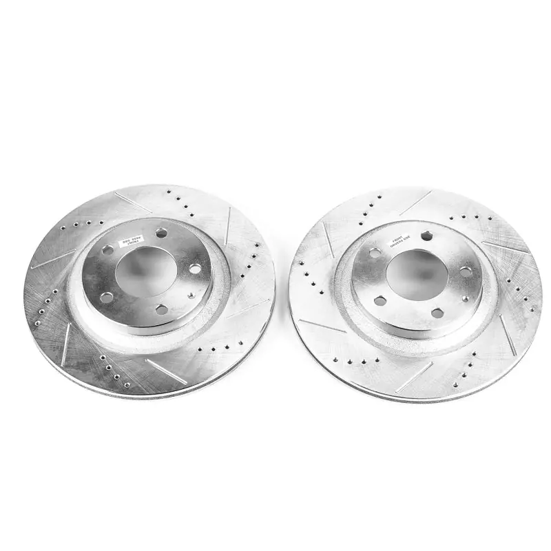 Power Stop 04-11 Mazda RX-8 Rear Evolution Drilled & Slotted Rotors - Pair (PSBJBR997XPR)