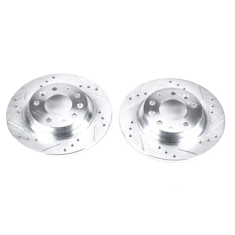 Power Stop 06-12 Ford Fusion Rear Evolution Drilled & Slotted Rotors - Pair (PSBJBR999XPR)