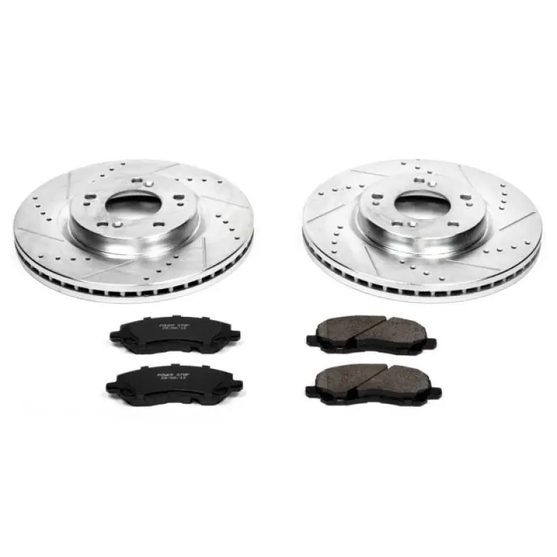 Power Stop 06-12 Mitsubishi Eclipse Front Z23 Evolution Sport Brake Kit (PSBK094)