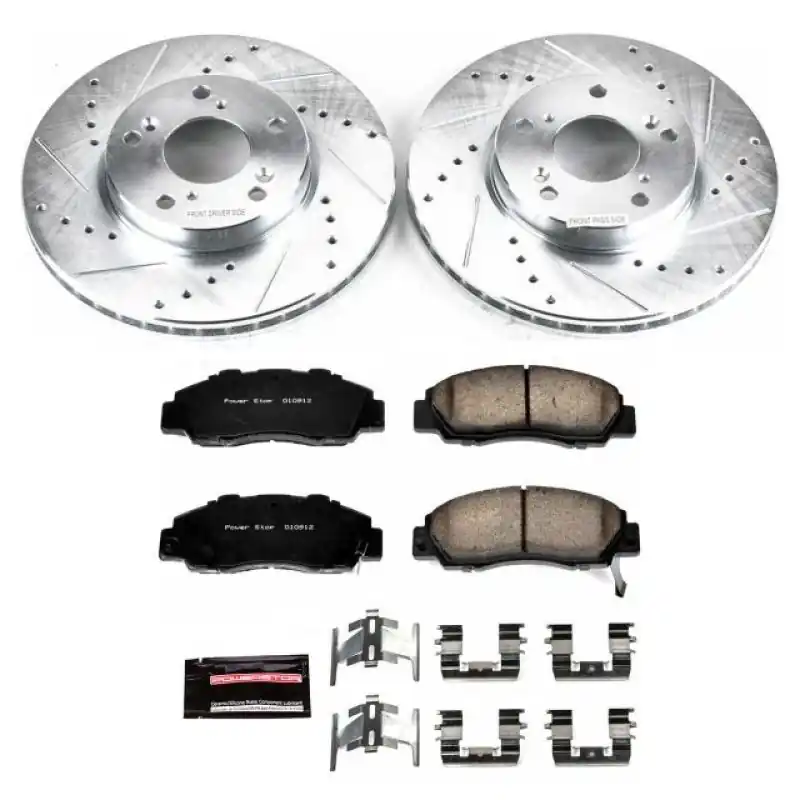 Power Stop 98-02 Honda Accord Front Z23 Evolution Sport Brake Kit (PSBK1041)