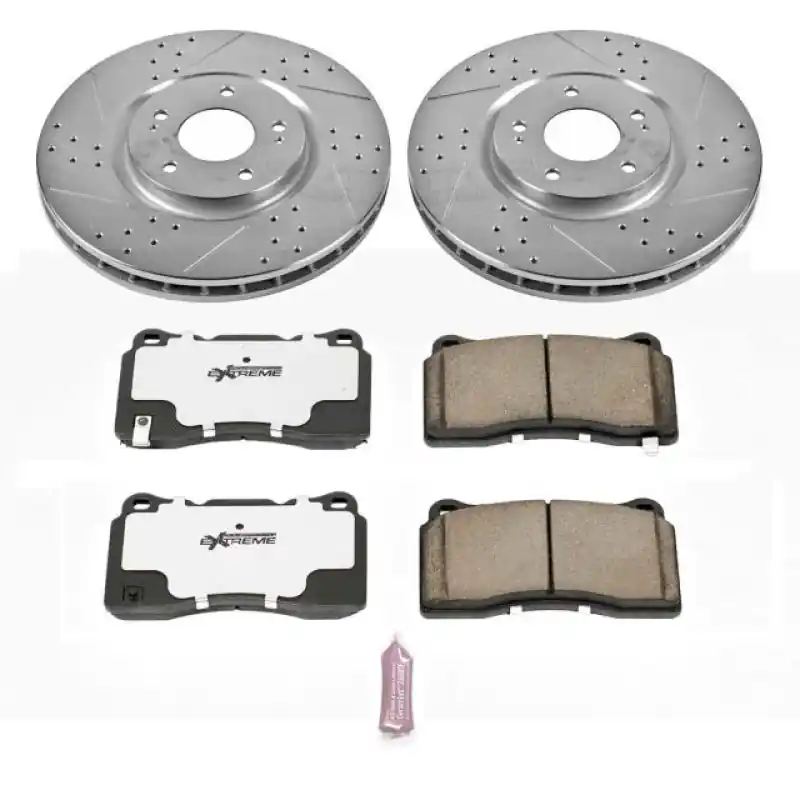 Power Stop 03-06 Mitsubishi Lancer Front Z26 Street Warrior Brake Kit (PSBK107-26)