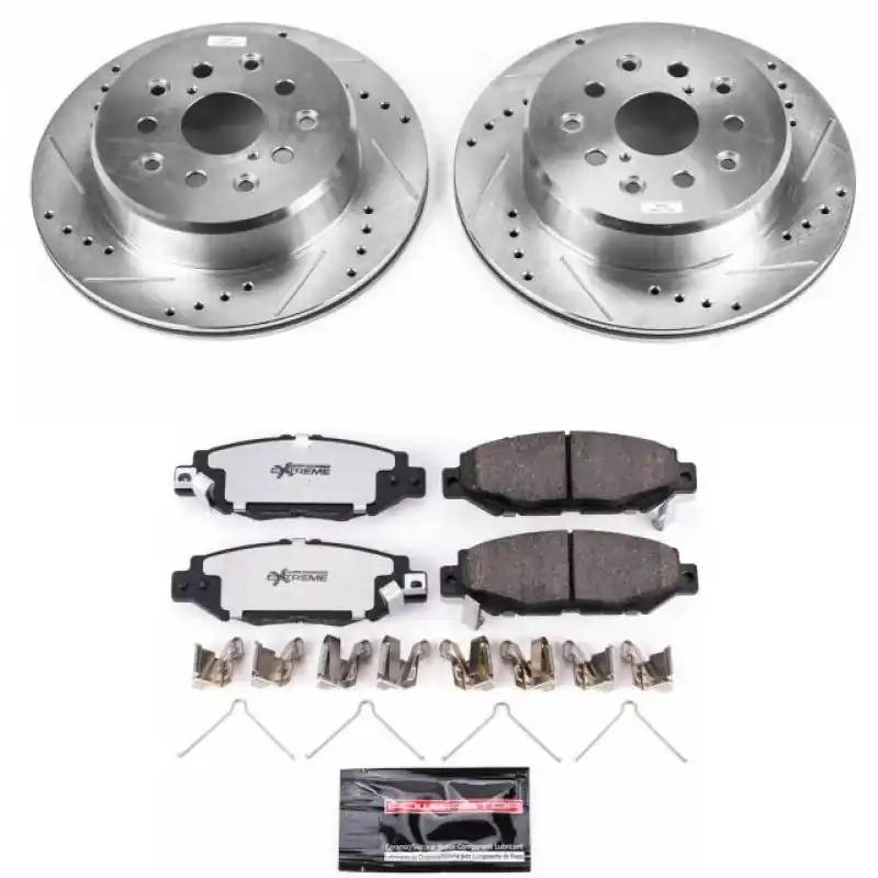 Power Stop 93-97 Lexus GS300 Rear Z26 Street Warrior Brake Kit (PSBK1080-26)