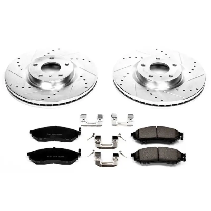 Power Stop 08-12 Infiniti EX35 Front Z23 Evolution Sport Brake Kit (PSBK112)